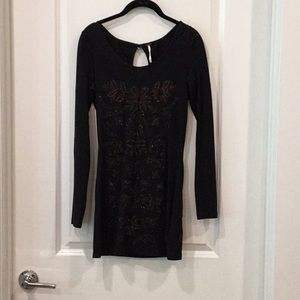 Free People Long Sleeve Body Con Dress